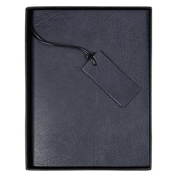 Ежедневник Flexy Foggia Leatherette B5, темно-синий, недатированный, в гибкой обложке в подарочной коробке