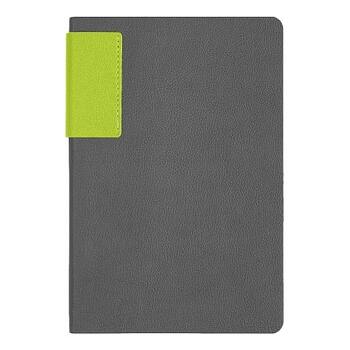 Ежедневник Flexy Star Sivilia Grey Edition Color А5, серо-салатовый, недатированный в гибкой обложке