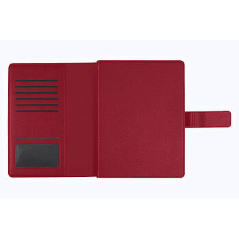 Ежедневник в суперобложке Alfa Mocco Business Edition B5, полутвердый, бордовый с золотом