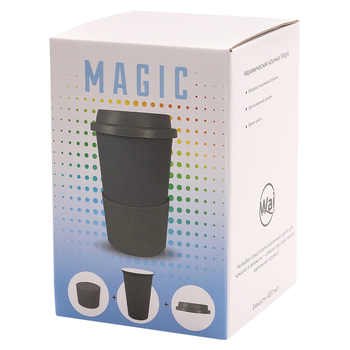 Кружка Magic To Go, оранжевый/белый