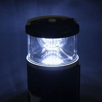 Набор инструментов Tools lantern cо встроенной лампой, 15 инструментов, черный, в пластиковом футляре