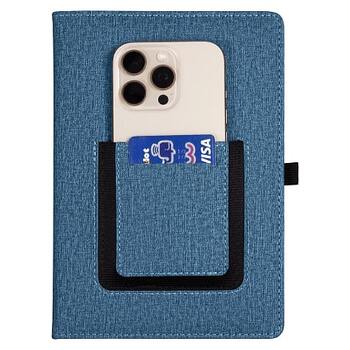 Ежедневник Smart Wallet Cambric A5, синий, недатированный, в твердой обложке с поролоном
