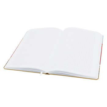 Записная книжка A6 Dziuna Октябрьская в клетку 10,5 x 16 см