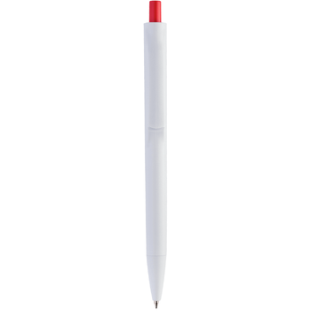 Ручка IGLA COLOR Белая с красной кнопкой 1033.03