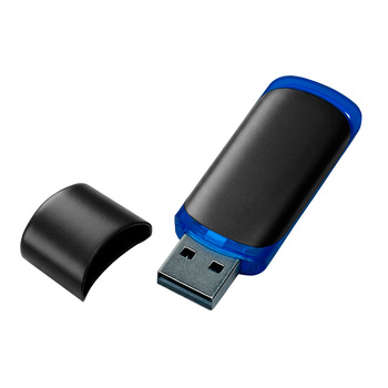 Флешка OZON Черная с синим 4048.88.01.16ГБ