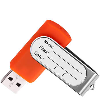 Флешка TWIST STICKER Оранжевая 4110.05.64ГБ