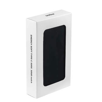 Внешний аккумулятор ENERGY SOFT TYPE-C, 5000 мА·ч Черный 5005.08