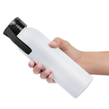 Бутылка для воды VIKING WHITE 650мл. Белая с черной крышкой 6143.08