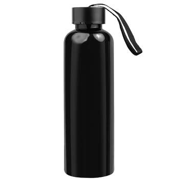 Бутылка для воды VERONA PET COLOR 550мл Черная с серебристым 6261.08