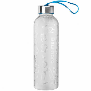 Бутылка для воды VERONA PET SOFT 550мл Белая с голубым 6262.07.12