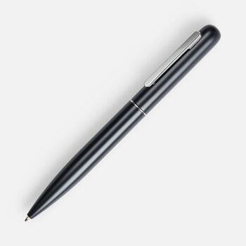 Ручка шариковая Scribo, матовая черная