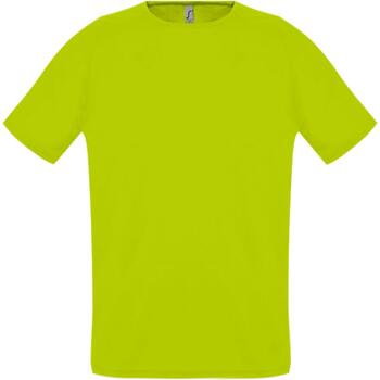 Футболка унисекс Sporty 140 зеленый неон, размер S