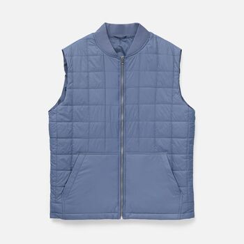 Жилет унисекс Warmbridge, синий (джинс), размер 3XL