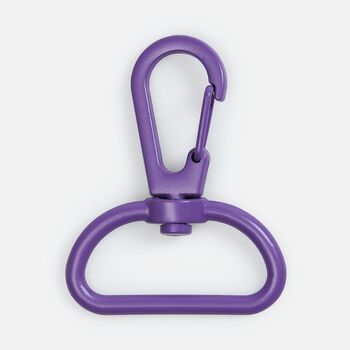 Застежка-карабин Snap Hook, L, фиолетовая