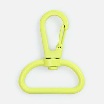 Застежка-карабин Snap Hook, L, желтый неон