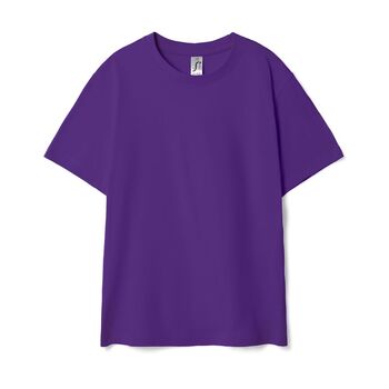 Футболка детская Regent Kids 150 фиолетовая, на рост 96-104 см (4 года)