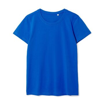 Футболка женская T-bolka Stretch Lady, ярко-синяя (royal), размер M