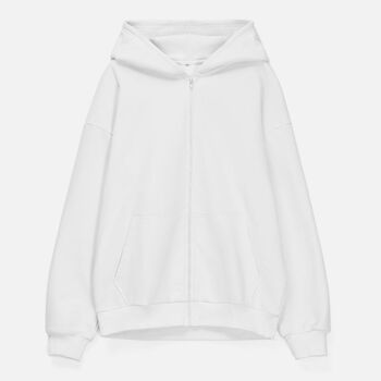 Толстовка унисекс оверсайз Sartoro, белая, размер 3XL/4XL