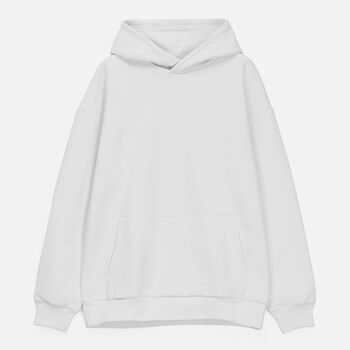 Худи унисекс оверсайз Daylero, белое, размер 3XL/4XL