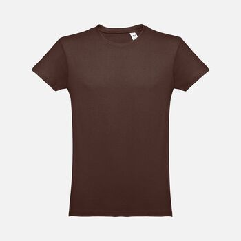 Футболка мужская Luanda, темно-коричневая, размер XS