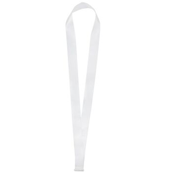 Лента для медали с пряжкой Ribbon, белая