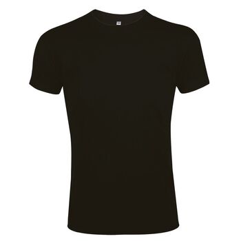 Футболка мужская приталенная Imperial Fit 190, черная, размер XXL