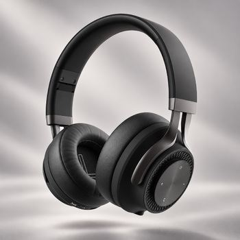 Беспроводные накладные наушники Stereo Style ANC , BT 5.0, ANC, 500мАч, черный, Deppa