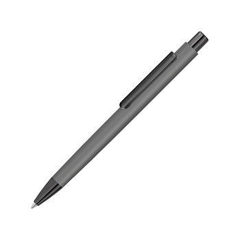 Металлическая шариковая ручка soft touch "Ellipse gum", серый