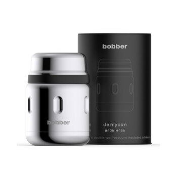 Термос для еды, вакуумный, бытовой, тм "bobber". Объем 0.47 литра. Артикул Jerrycan-470 Glossy
