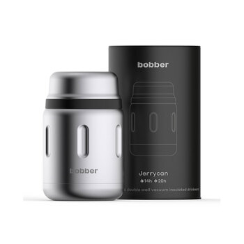 Термос для еды, вакуумный, бытовой, тм "bobber". Объем 0.7 литра. Артикул Jerrycan-700 Matte