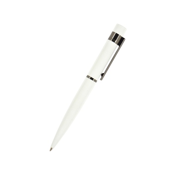 Ручка шариковая автоматическая BrunoVisconti "VERONA" цвет корпуса белый, soft-touch, 1 мм, синяя