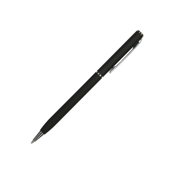 Ручка шариковая автоматическая BrunoVisconti® "PALERMO" цвет корпуса черный, soft-touch, 0.7 мм