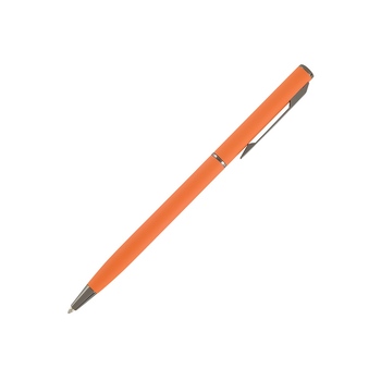 Ручка шариковая автоматическая BrunoVisconti® "PALERMO" цвет корпуса оранжевый, soft-touch, 0.7 мм