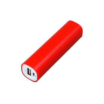 PB030 Универсальное зарядное устройство power bank  прямоугольной формы. 2600MAH. Красный