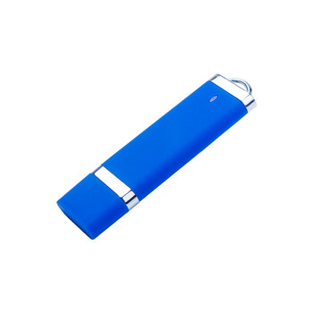 USB-флешка на 32 ГБ с покрытием soft-touch "Орландо", синий