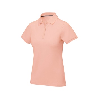 Calgary женская футболка-поло с коротким рукавом, pale blush pink