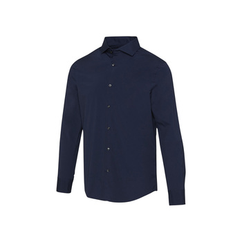 Carnelian мужская рубашка из поплина - Navy Blue