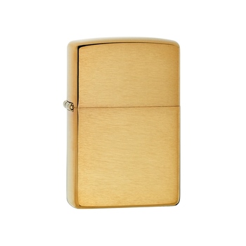 Зажигалка ZIPPO с покрытием Brushed Brass, латунь/сталь, золотистая, матовая, 38x13x57 мм