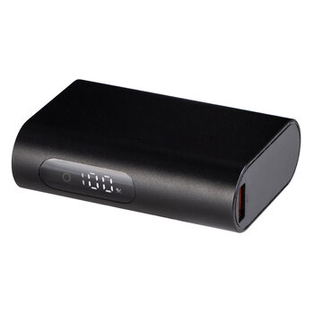 Внешний аккумулятор с QC/PD "Qwik", 10000 mah, черный
