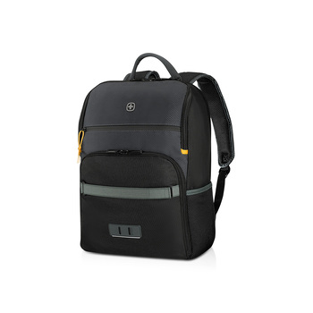 Рюкзак WENGER Move 16", чёрный, переработанный ПЭТ, 33 x 19 x 44 см, 22 л