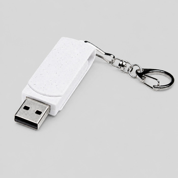 Флешка USB 2.0 Варуна на 8 ГБ, крапчатый белый