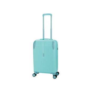 Чемодан TORBER В Отпуск, бирюзовый, ABS-пластик, 41 х 25 х 61 см, 48 л, 2,7 кг