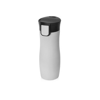 Вакуумная термокружка с кнопкой Streamline, Waterline, soft-touch, серый