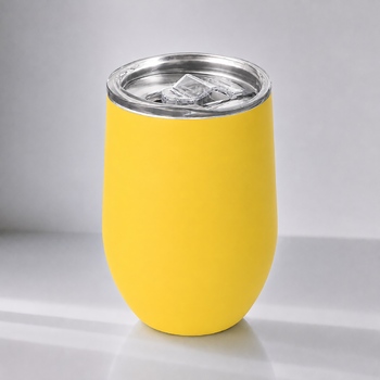 Термокружка "Vacuum mug C1", soft touch, 370мл, желтый