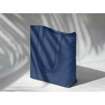 Сумка для шопинга Carryme 140 хлопковая, 140 г/м2, нейви