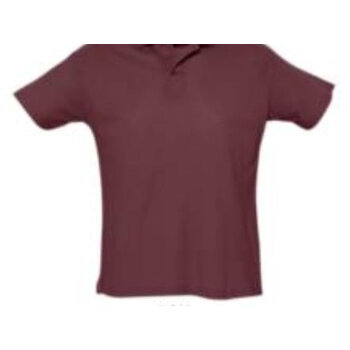 Рубашка поло мужская SUMMER II, бордовый, XL, 100% хлопок, 170 г/м2