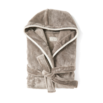 Банный халат VINGA Louis из rPET GRS, S-M, унисекс, 350 г/м²