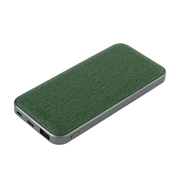 Внешний аккумулятор Твид PB (Tweed PB) 10000 mAh, зеленый