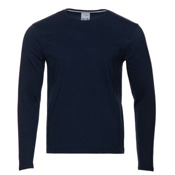 Лонгслив STAN хлопок/эластан 180, 35, Тёмно-синий,  (46)  (52/XL)