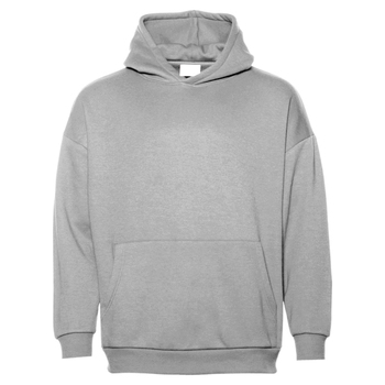 Худи унисекс STAN оверсайз 320, 69, Серый меланж,  (50/60)  (56/XXXL)